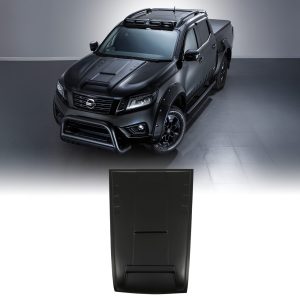 Nissan Navara D23 NP300 14+ Matte Black Bonnet Scoop Cover