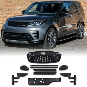 Predator4x4 Grille Body Trim Kit To Fit Land Rover Discovery 5 L462 2017+ Gloss Black