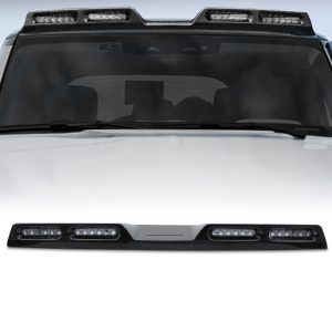 Predator4x4 Gloss Black Quad Roof Light Kit To Fit Land Rover Defender L663 2020+