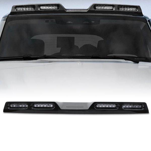Predator4x4 Gloss Black Quad Roof Light Kit To Fit Land Rover Defender L663 2020+