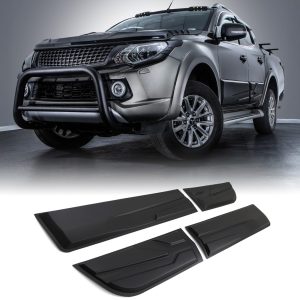 50-50-94.jpg Mitsubishi L200 Triton 15-23 Large Matte Black Body Cladding Door Kit