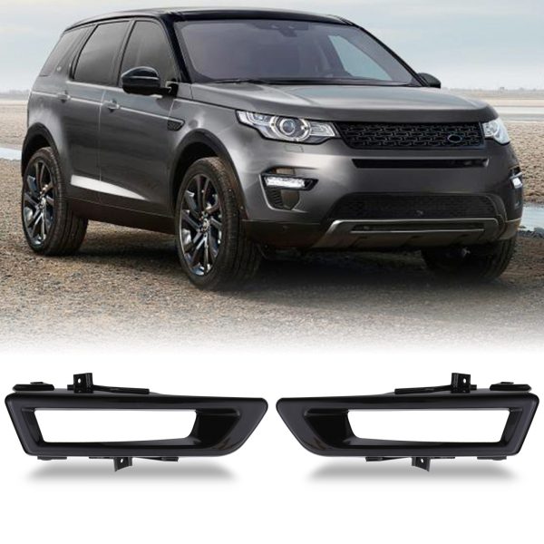 50-50-black.jpg Predator4x4 Gloss Black Front Fog Light Covers To Fit Land Rover Discovery Sport 14+