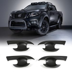 Nissan Navara D23 NP300 2014+ Black Door Handle Inserts