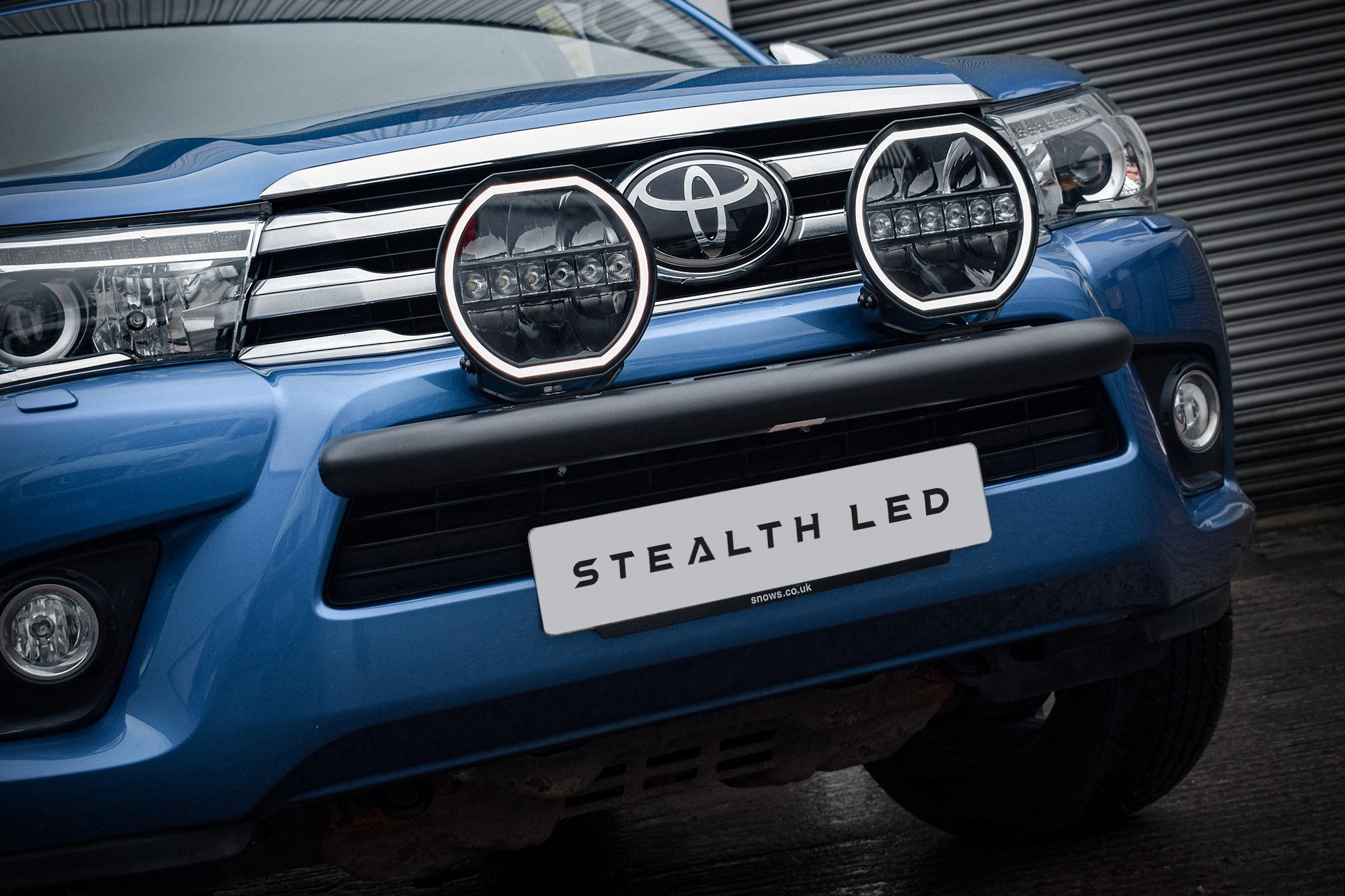 Stealth LED Toyota Hilux MK8 2015-2020 Twin 9 Luminous LED Spot Light Kit - 15,874 Lumens