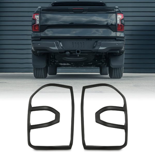 Ford Ranger T9 2023+ Matte Black Tail Light Surrounds