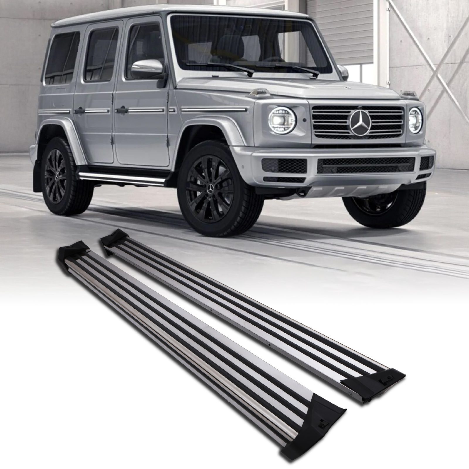 Mercedes Benz G Wagon W463 19+ OE Style Side Steps