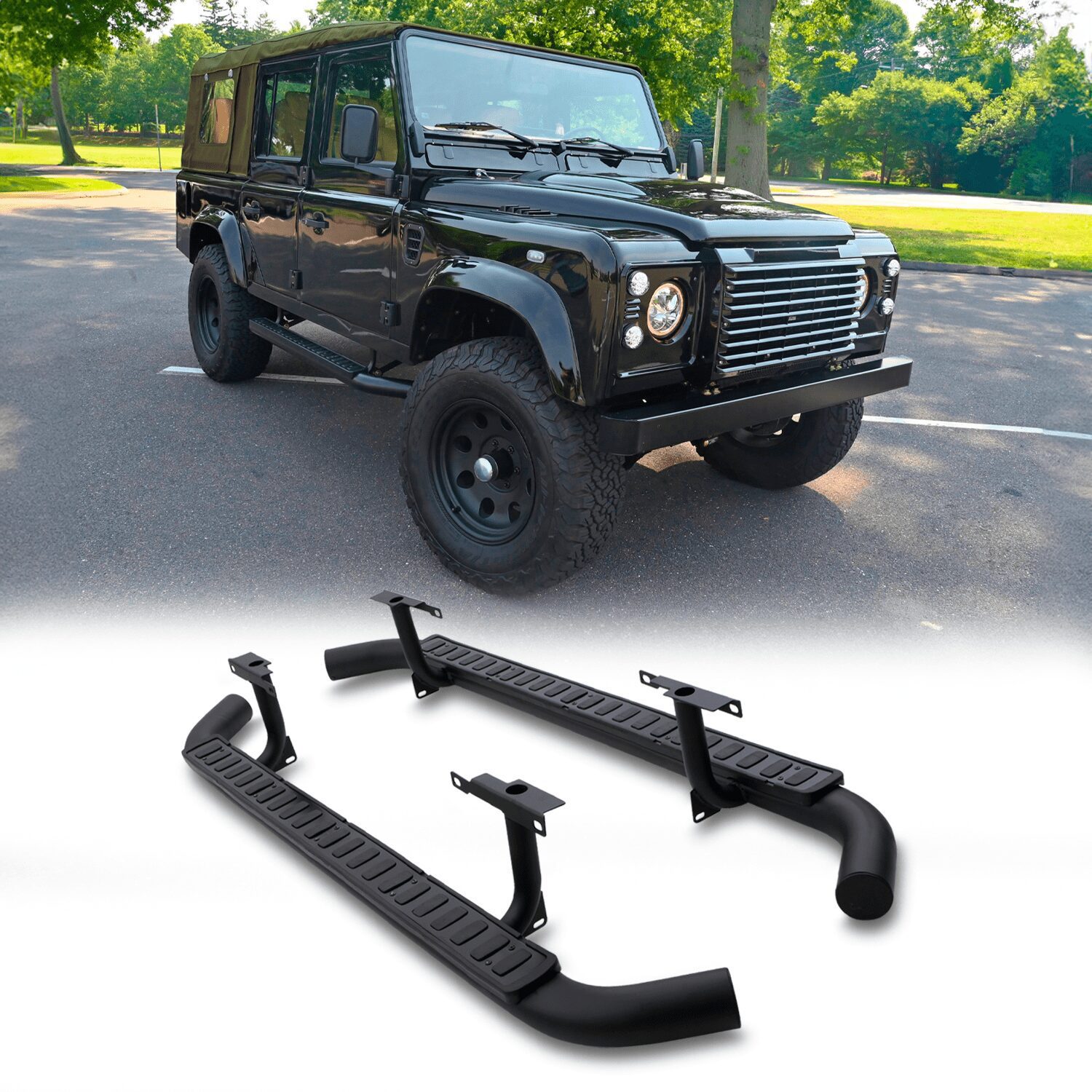 Predator4x4 OEM Fit Side Step Boards To Fit Land Rover Defender 110 83-16