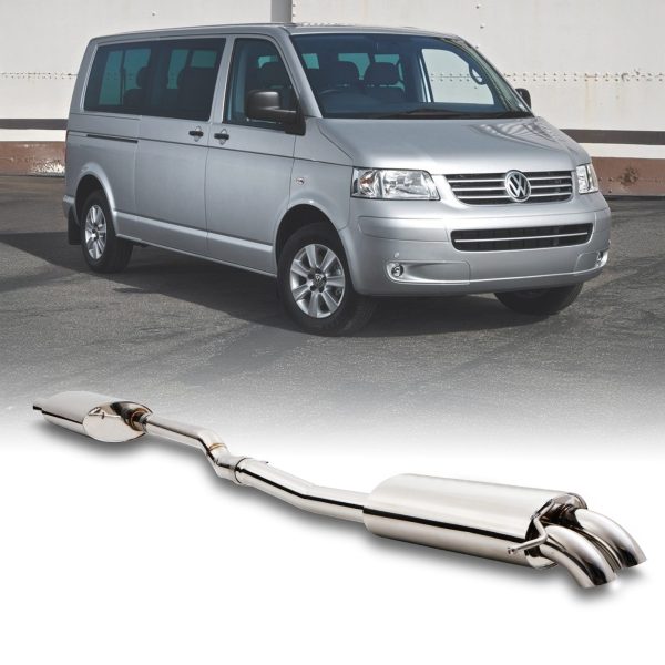 VW Transporter T5 2.5 TDI Long Wheel Base LWB 03-09 Cat Back Exhaust System