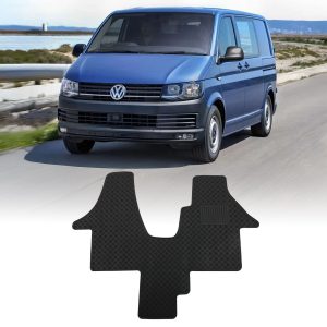 Volkswagen Transporter T5 T6 2003+ Black Van Floor Mat