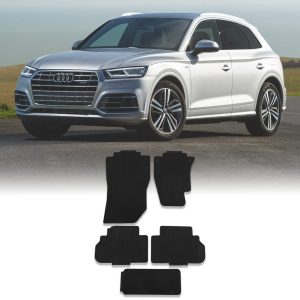 Audi Q5 80A 2017+ Black Car Floor Mat Set