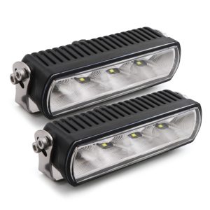 B0205C-02.jpg Universal Emarked DIY 2 x 6 Black Grille Light Kit