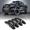 Ford Ranger T8 18-21 Black Door Handle Covers