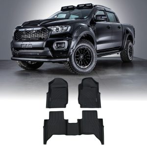 Ford Ranger T7 T8 Automatic 15-22 Rubber Floor Mats