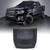 Ford Ranger T6 T7 T8 12-22 Matte Black Bonnet Scoop