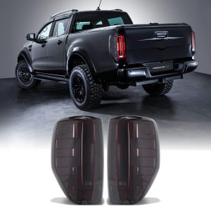 CAR-TWO-REAR-ANGLE-01-50-50-1.jpg Ford Ranger T6 T7 T8 2012-2022 Smoked LED AMG Style Rear Tail Lights