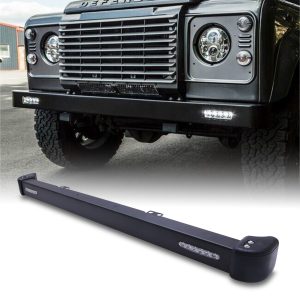 Predator4x4 Steel Front Bumper LED HID Spot Light Bar To Fit Land Rover Defender LD 2.2 2.4 TD4