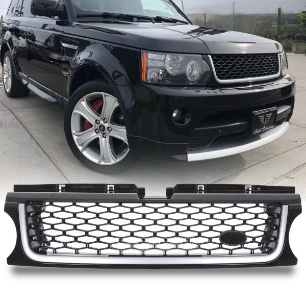 DLGR013-copy-1.jpg Predator4x4 Black & Silver Autobiography Style Grille To Fit Range Rover Sport L320 10-13