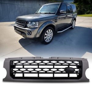 DLGR034-copy-1.jpg Predator4x4 Grey & Black Disco 4 Look Front Grille To Fit Land Rover Discovery 3 04-09