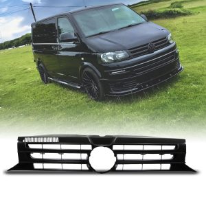DLGR051-copy-5050.jpg VW Transporter T5.1 09-15 Gloss Black Front Grille