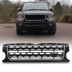 DLGR059-copy.jpg Predator4x4 Black & Silver Discovery 4 Style Grille To Fit Land Rover Discovery 3 04-09