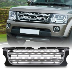DLGR060-copy.jpg Predator4x4 Black And Silver Grille To Fit Land Rover Discovery 4 15-17