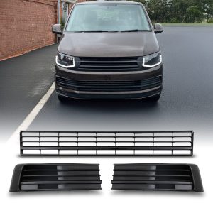 DLGR066-copy.jpg VW T6 Transporter 2016+ Front Bumper Grilles With Trims