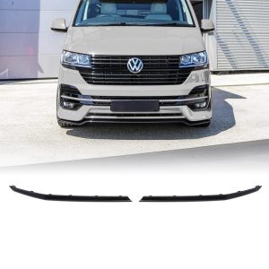 DLGT011-50-50-fade.jpg VW Transporter T6.1 19-24 Gloss Black 2pc Long Grille Trim
