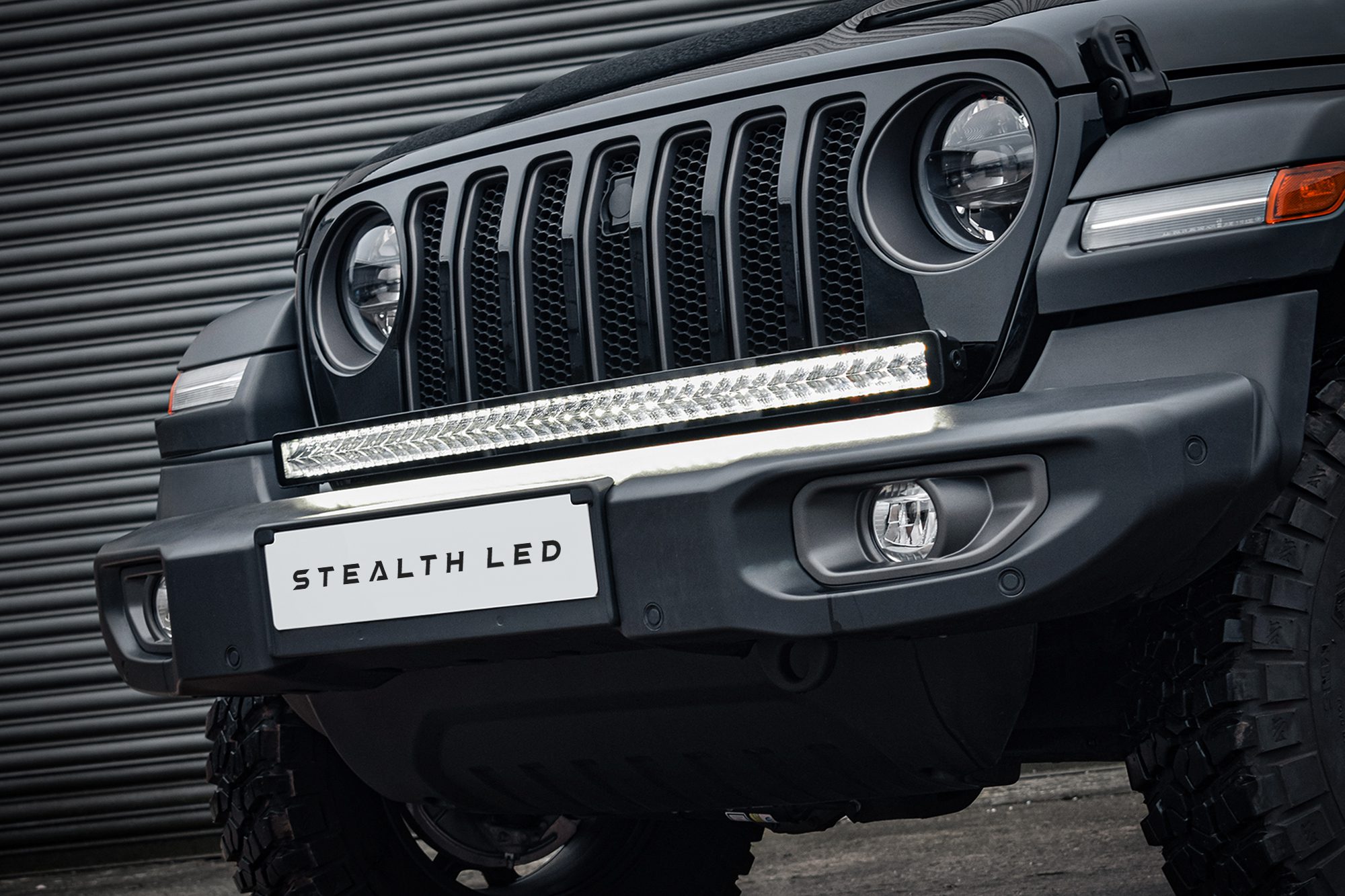 Stealth LED JEEP Wrangler JL 2019+ 40 Luminous LED Integration Grille Kit - 33,600 Lumens