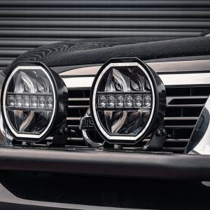 Stealth LED Nissan Navara D23 2015-2019 Twin 9 Luminous LED Spot Light Grille Kit - 15,874 Lumens