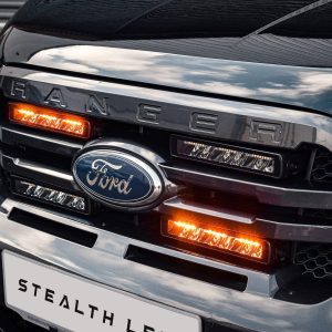 Stealth LED Ford Ranger T8 2018-2022 Quad 10 Flashing Luminous LED Integration Grille Kit - 15,120 Lumens