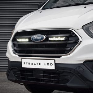 Stealth LED Ford Transit Custom 2019-2023 Twin 10 Luminous LED Integration Grille Kit - 7,560 Lumens