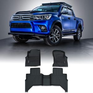 Toyota Hilux Revo Manual 2015+ Rubber Floor Mats