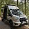 Ford-Transit-Cargo-Lensun-40W-12V-Hood-Flexible-Solar-Panel-1 Tsolar2
