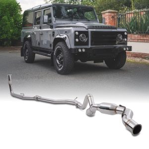 Predator4x4 Turbo Back Decat Exhaust System To Fit Land Rover Defender 110 TD5 2.5TD 98-07