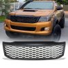 Toyota Hilux Vigo MK7 11-15 Black Debadged Grille