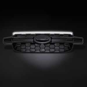 Ford Ranger T9 2023+ Gloss Black LED Light Bar Grille
