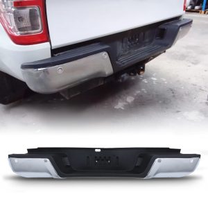 HWBU003-fade.jpg Ford Ranger T6 T7 T8 12-22 Chrome Rear Bumper