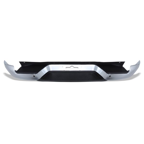 HWBU010-01.jpg VW Amarok MK1 10-20 Chrome Rear Bumper with Sensor Holes