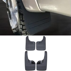 HWMF001-01fitted.jpg Toyota Hilux Vigo MK7 4WD 05-15 Black Mud Guard Flaps