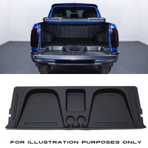 Toyota Hilux Revo MK9 2021+ Black Tailgate Seat With Cup Holders