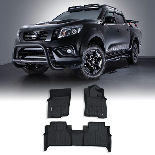 Nissan Navara NP300 D23 Automatic 15-21 Rubber Floor Mats