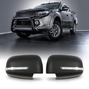 LOW-L200-03-JPG-SQUARE-GRADIENT-copy-4.jpg Mitsubishi L200 Triton 15-18 Black Door Mirror Covers With LED Light