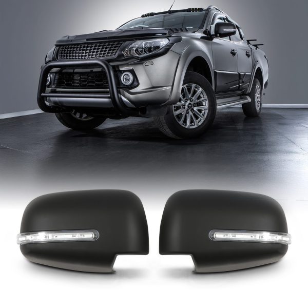 LOW-L200-03-JPG-SQUARE-GRADIENT-copy-4.jpg Mitsubishi L200 Triton 15-18 Black Door Mirror Covers With LED Light
