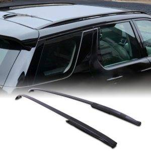 LRRR008-fade.jpg Predator4x4 Full Length Black Roof Rails To Fit Land Rover Discovery Sport L550 2014+