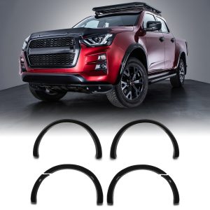 Isuzu D-Max RG 2021+ 45mm OEM Style Gloss Black Wheel Arches