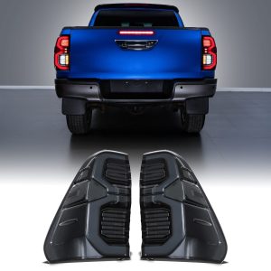 Toyota Hilux Revo MK8 MK9 2015+ GR Style Smoked LED Rear Tail Lights