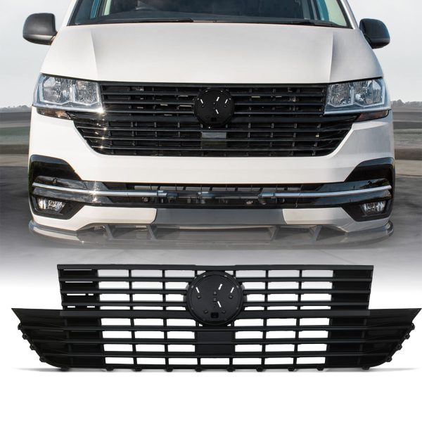 VW Transporter T6.1 2019+ Gloss Black Grille