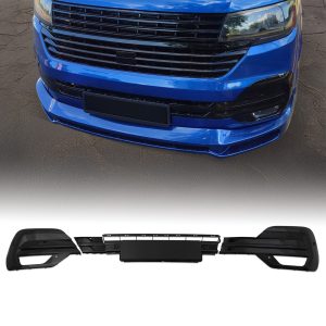 SHLC003-copy.jpg VW Transporter T6.1 19+ Gloss Black Front Bumper Fog Light Covers & Lower Grille