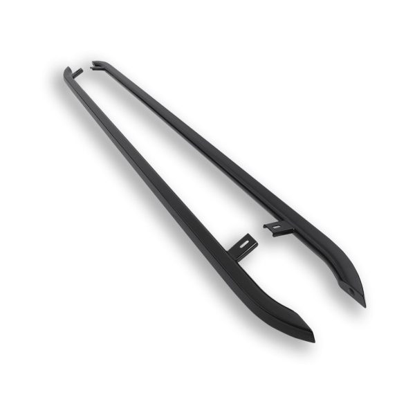 VW Transporter T5 & T6 SWB 03+ Gloss Black Trapezoid Side Bars