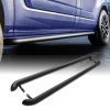 Ford Transit Custom LWB 2013+ Matte Black 2.4 Inch Side Bars